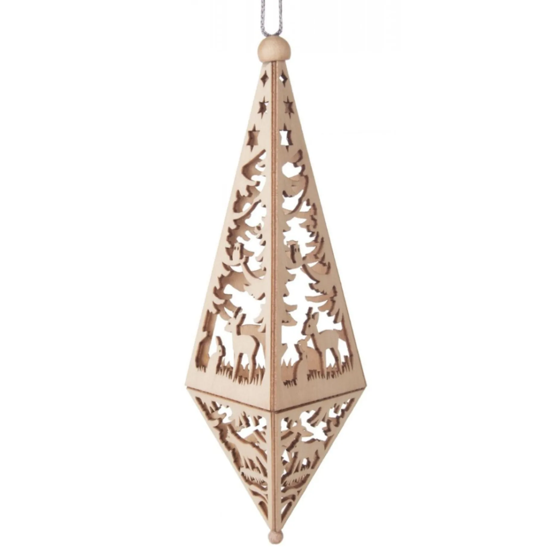 Erzgebirge Handarbeit Alpine Diamond Pair - Christmas Tree Decoration| All Tree Decorations