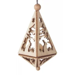 Erzgebirge Handarbeit Alpine Diamond Pair - Christmas Tree Decoration| All Tree Decorations