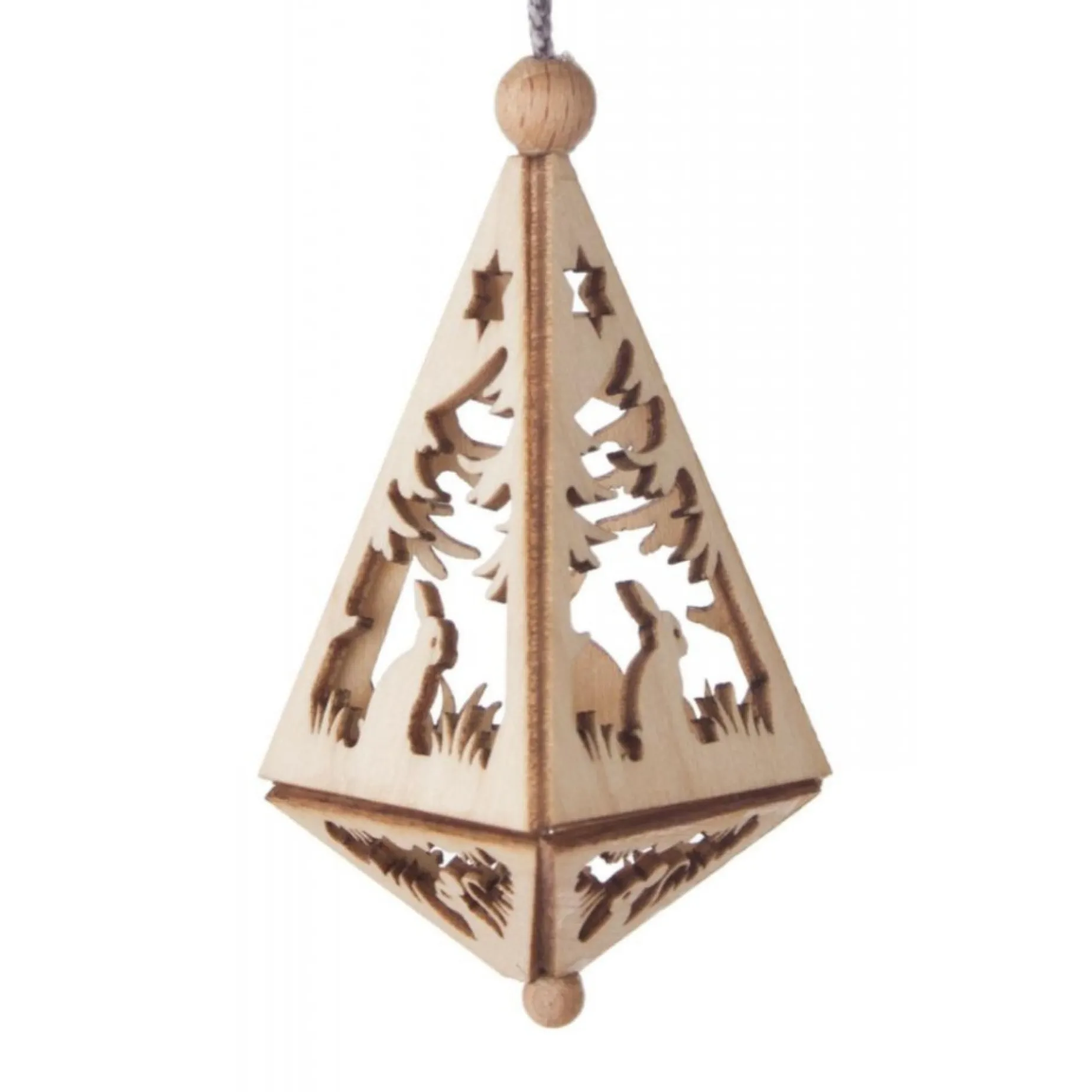 Erzgebirge Handarbeit Alpine Diamond Pair - Christmas Tree Decoration| All Tree Decorations