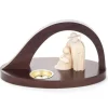 Erzgebirge Handarbeit Candle Holder - Holy Family In Natural Tones| Candleholders