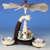 Paul Ullrich Christmas Pyramid (Medium)- Santa And Angels| Christmas Pyramids