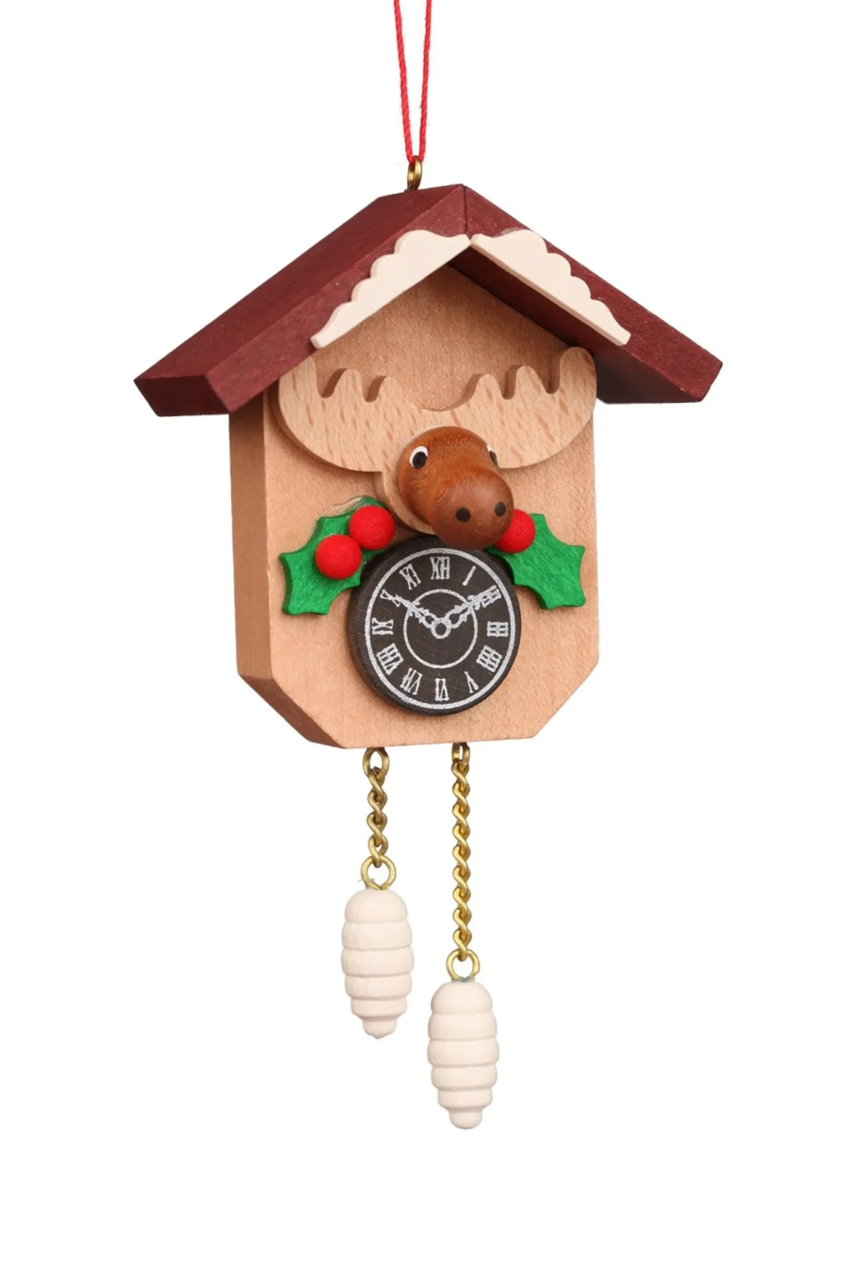 Christian Ulbricht Cuckoo Clock - Christmas Moose - Christmas Tree Decoration| All Tree Decorations
