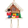 Christian Ulbricht Cuckoo Clock - Nutcracker Under Snow-Capped Roof - Christmas Tree Decoration| All Tree Decorations