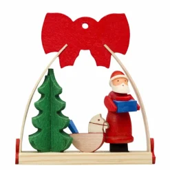 Graupner Dressed In A Bow - Christmas Tree Decoration - Rocking Horse Under The Tree| All Tree Decorations