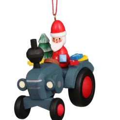 Christian Ulbricht Farmer Santa On Tractor - Christmas Tree Decoration| All Tree Decorations