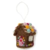 En Gry & Sif Felt Christmas Tree Decoration - Gingerbread House| Felt Christmas Tree Decorations