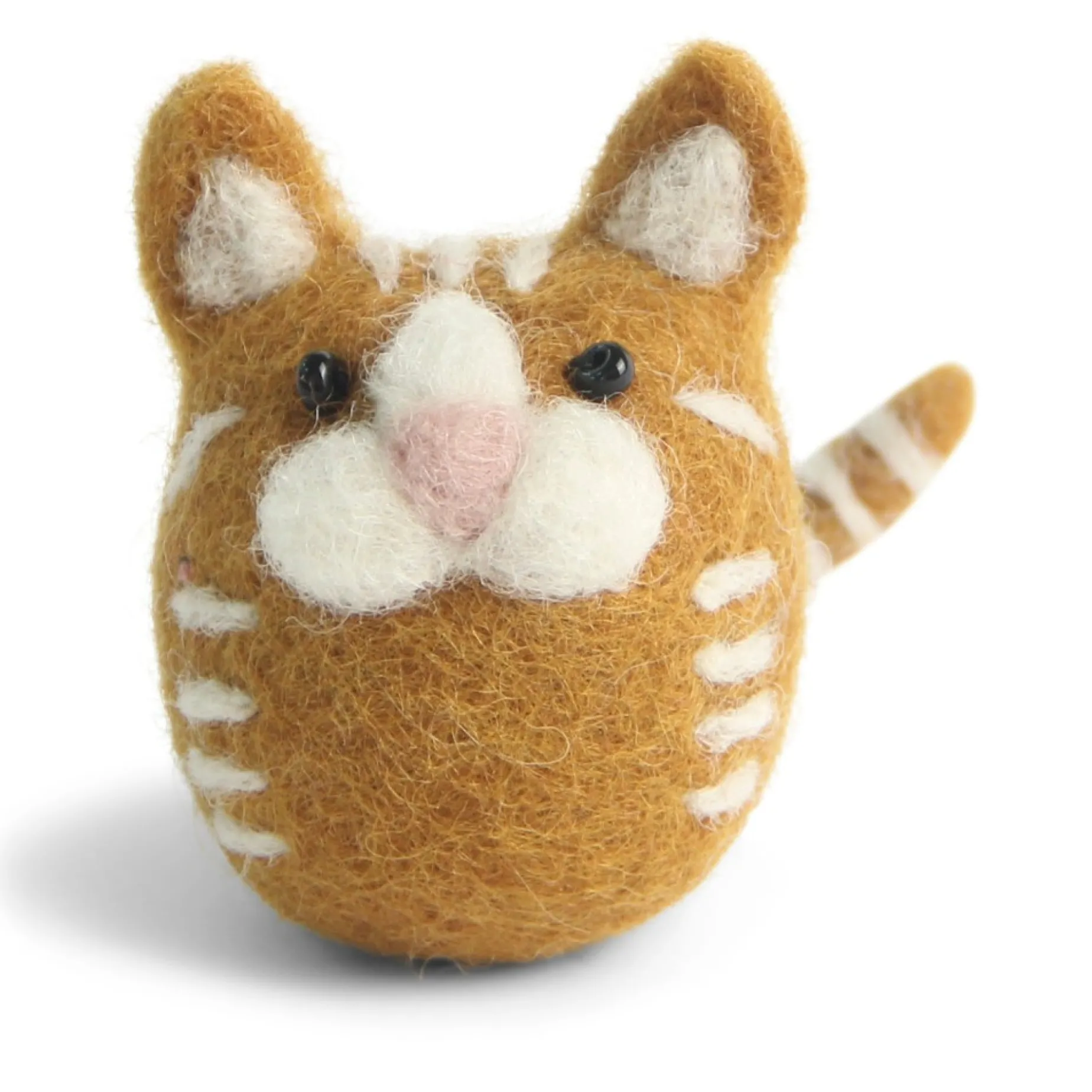 En Gry & Sif Felt Christmas Tree Decoration - Christmas Kitten| All Tree Decorations