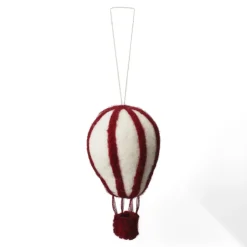 En Gry & Sif Felt Christmas Tree Decoration - Hot Air Balloon| Felt Christmas Tree Decorations