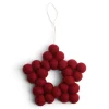 En Gry & Sif Felt Christmas Tree Decoration - Bauble Star| All Tree Decorations