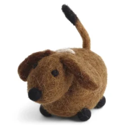 En Gry & Sif Felt Christmas Tree Decoration - Dog (Dachshund)| All Tree Decorations
