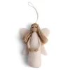 En Gry & Sif Felt Christmas Tree Decoration - Angel With Golden Halo| All Tree Decorations