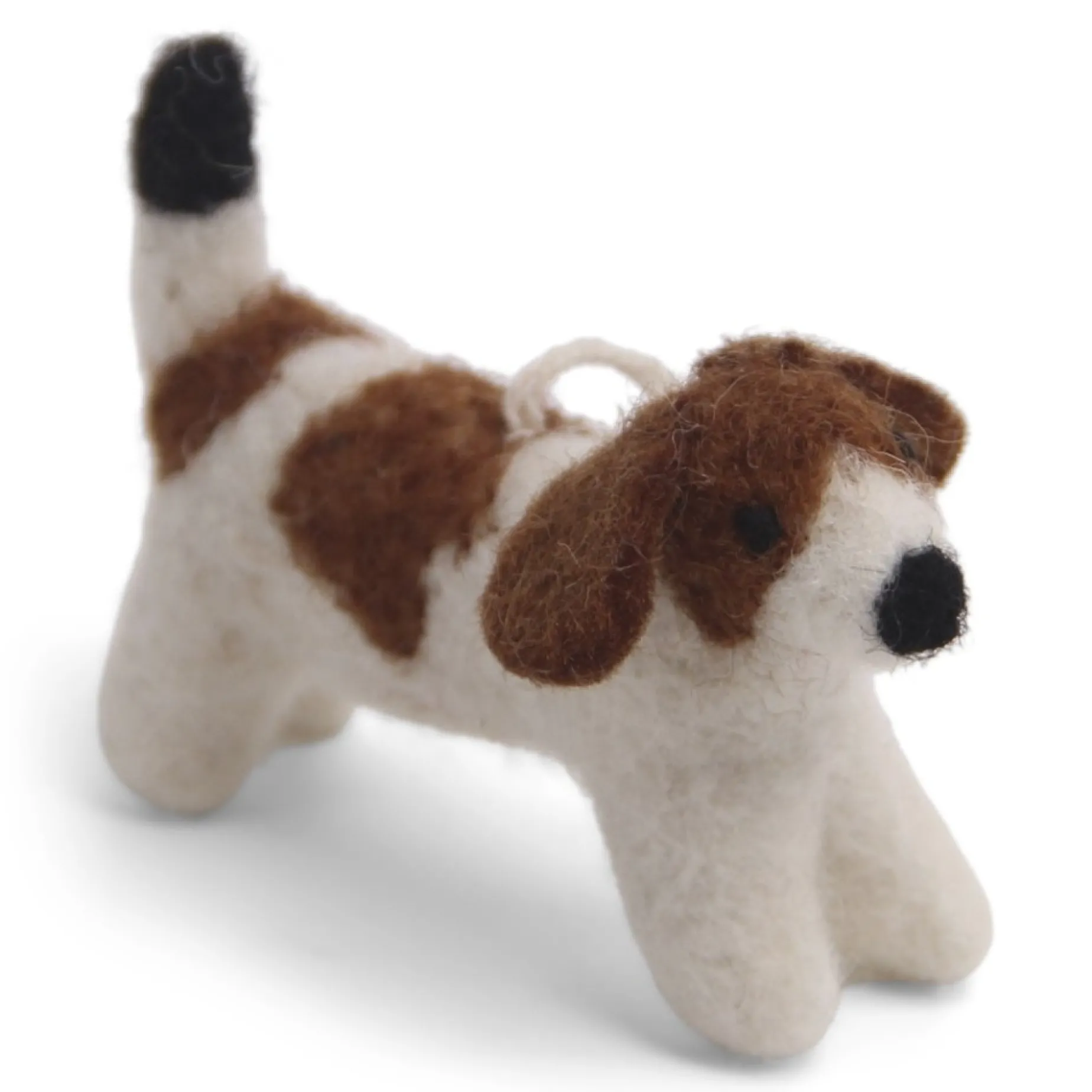 En Gry & Sif Felt Christmas Tree Decoration - Dog (Jack Russell)| Felt Christmas Tree Decorations