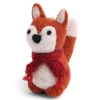En Gry & Sif Felt Christmas Tree Decoration - Fox With Scarf| Felt Christmas Tree Decorations