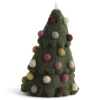 En Gry & Sif Felt Christmas Tree Decoration - Christmas Tree With Baubles| Felt Christmas Tree Decorations