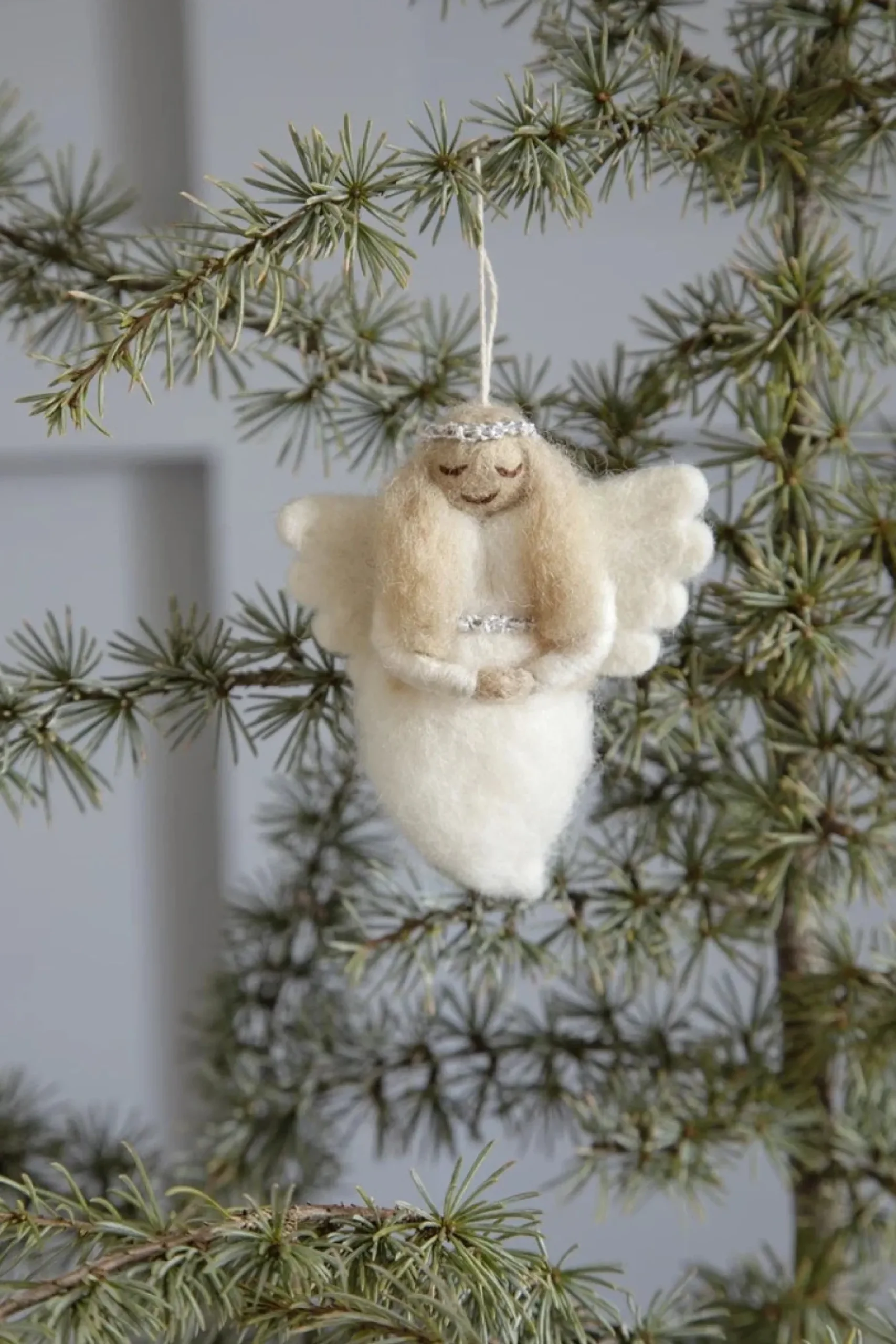 En Gry & Sif Felt Christmas Tree Decoration - Angel (Gloria)| Felt Christmas Tree Decorations