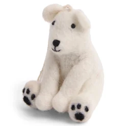 En Gry & Sif Felt Christmas Tree Decoration - Polar Bear Trio| All Tree Decorations