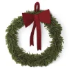 En Gry & Sif Felt Christmas Wreath - Green Wreath With Red Bow (Large)| Felt Christmas Tree Decorations