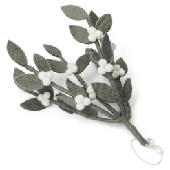 En Gry & Sif Felt Christmas Wreath - Mistletoe Branch| Wreaths