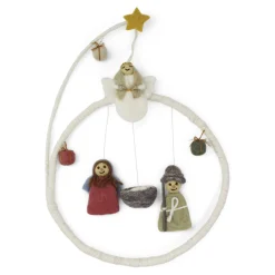 En Gry & Sif Felt Christmas Wreath - Nativity| Wreaths