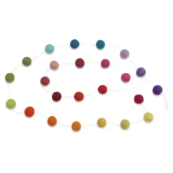 En Gry & Sif Felt Garland - Colorful Baubles| Wreaths