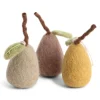 En Gry & Sif Festive Pears - Pastel (Set Of 3) - Hanging Decorations| All Tree Decorations