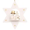 Christian Ulbricht Gilt Star - Snowman - Christmas Tree Decoration| All Tree Decorations