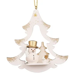 Christian Ulbricht Gilt Tree - Snowman - Christmas Tree Decoration| All Tree Decorations