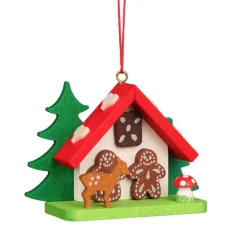 Christian Ulbricht Gingerbread House With Baby Deer - Christmas Tree Decoration| All Tree Decorations