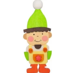 Graupner Gnome Children (Boy In Green) - Christmas Tree Decoration| All Tree Decorations