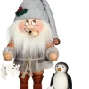 Christian Ulbricht Incense Burner - Collector'S Edition - Dwarf In Silver With Penguin| Limited Edition Incense Burners