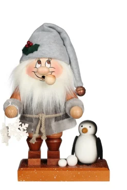 Christian Ulbricht Incense Burner - Collector'S Edition - Dwarf In Silver With Penguin| Limited Edition Incense Burners