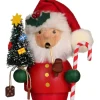 Christian Ulbricht Incense Burner - Mini - Santa With Candy Cane| All Incense Burners