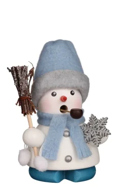 Christian Ulbricht Incense Burner - Mini - Snowman In Baby Blue| Small Incense Burners