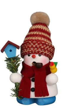 Christian Ulbricht Incense Burner - Mini - Snowman With Birdhouse| All Incense Burners