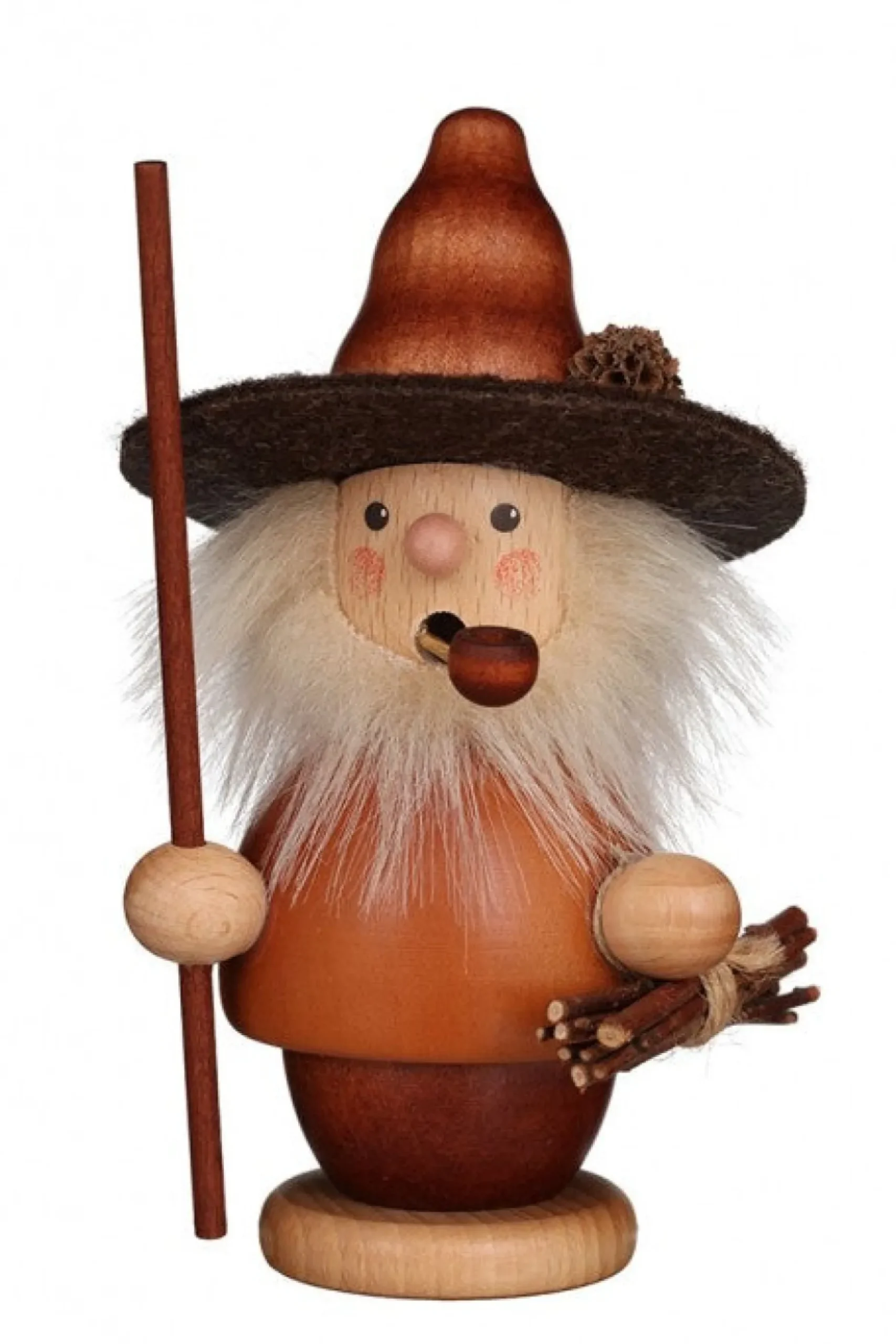 Christian Ulbricht Incense Burner - Mini - Woodsman (Natural)| Small Incense Burners