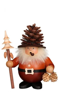 Christian Ulbricht Incense Burner - Premium - Fir Cone Santa'S Helper| Traditional Incense Burners