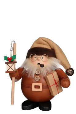 Christian Ulbricht Incense Burner - Premium - Santa With Present And Lantern| Traditional Incense Burners