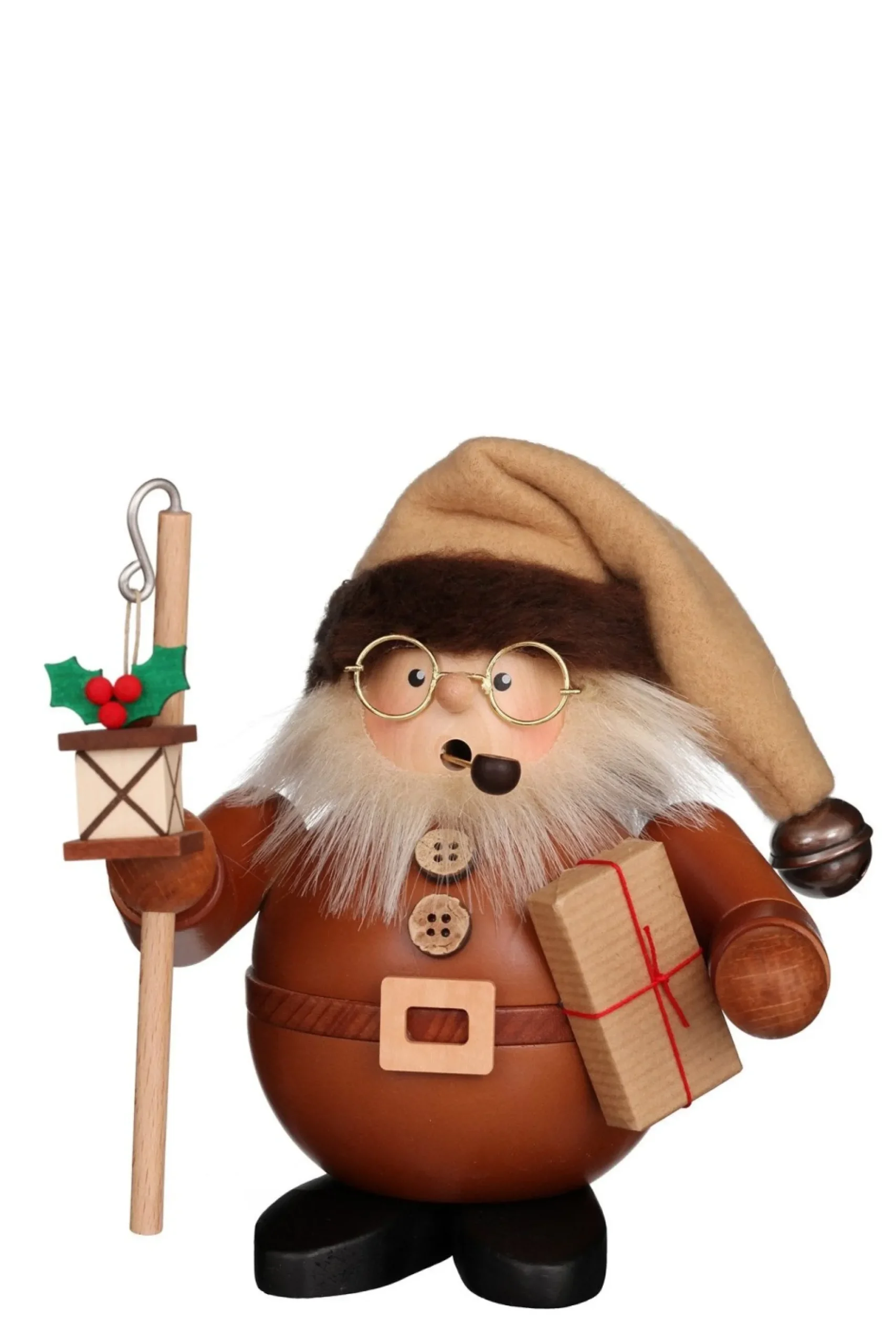 Christian Ulbricht Incense Burner - Premium - Santa With Present And Lantern| Traditional Incense Burners
