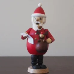 Paul Ullrich Incense Burner - Santa With Baby Rudolph And Christmas List| Small Incense Burners