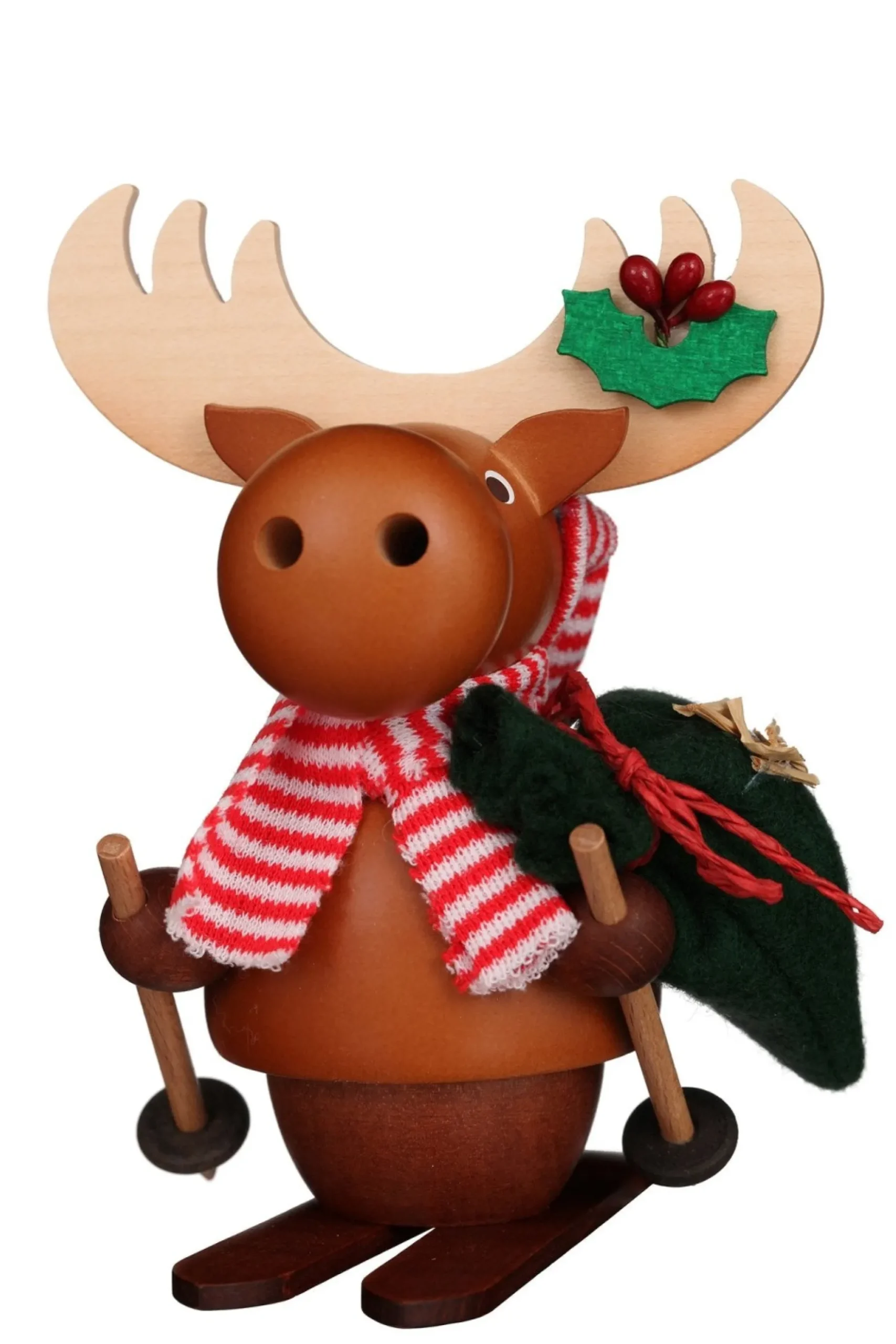 Christian Ulbricht Incense Burner - Small - Reindeer On Ski'S| Traditional Incense Burners