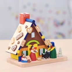 Graupner Incense Burner (House) - Gingerbread House With Hansel & Gretel| House Shaped Incense Burners