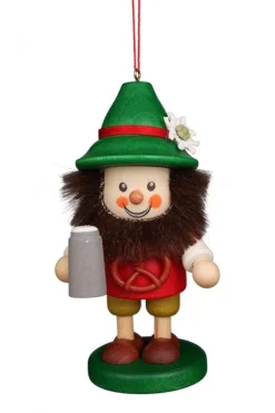 Christian Ulbricht Large Gnome Christmas Tree Decoration - Colourful Bavarian| All Tree Decorations