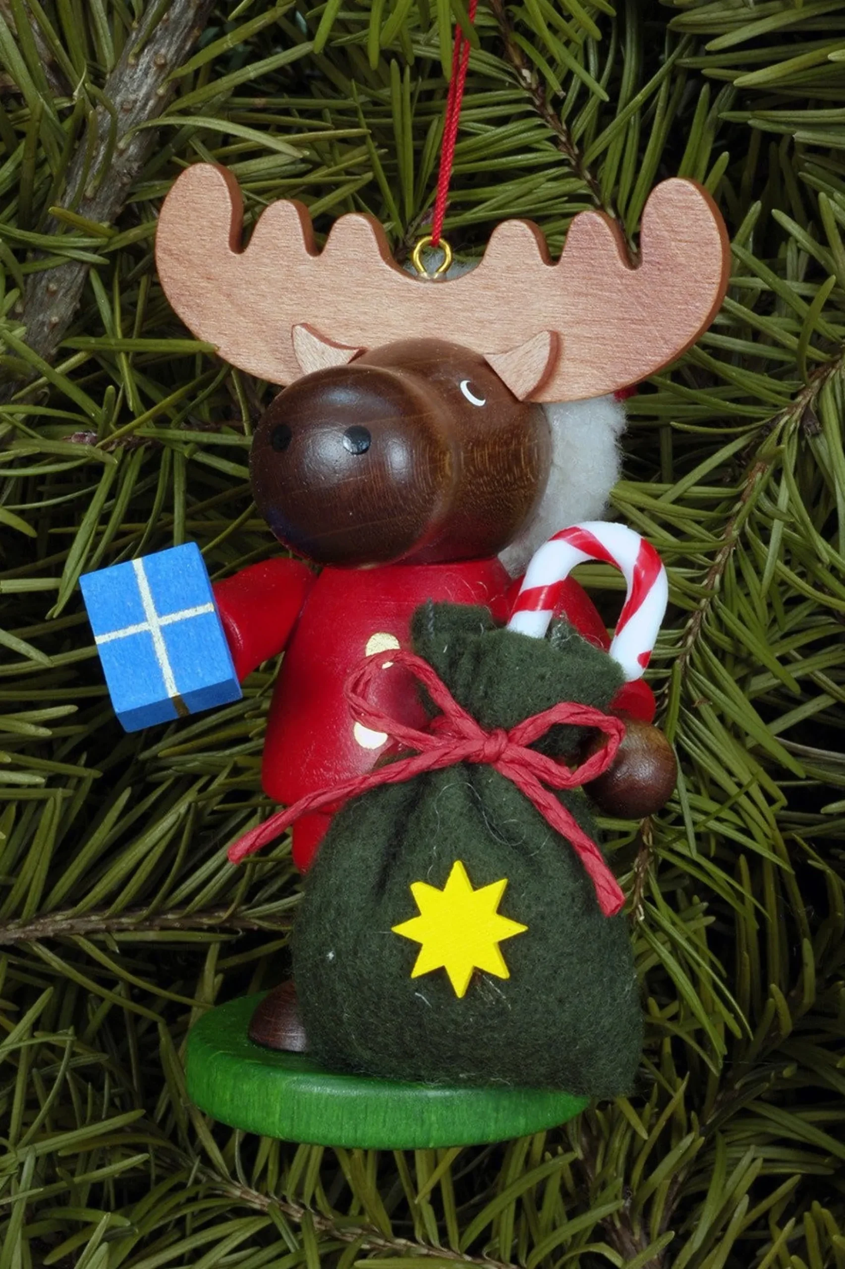 Christian Ulbricht Large Gnome Christmas Tree Decoration - Christmas Moose (Colourful)| All Tree Decorations