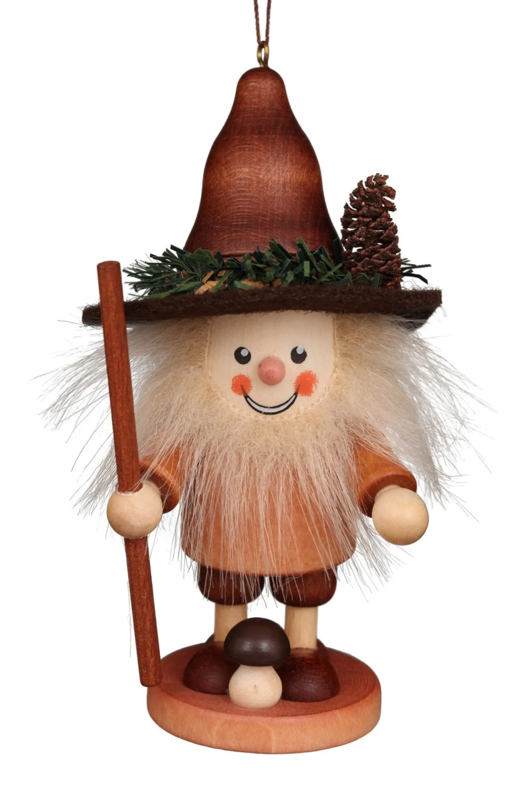 Christian Ulbricht Large Gnome Christmas Tree Decoration - Forest Wanderer| All Tree Decorations