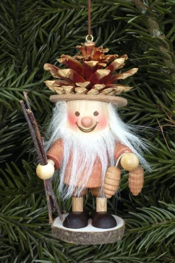 Christian Ulbricht Large Gnome Christmas Tree Decoration - Fir-Cone Gnome| All Tree Decorations