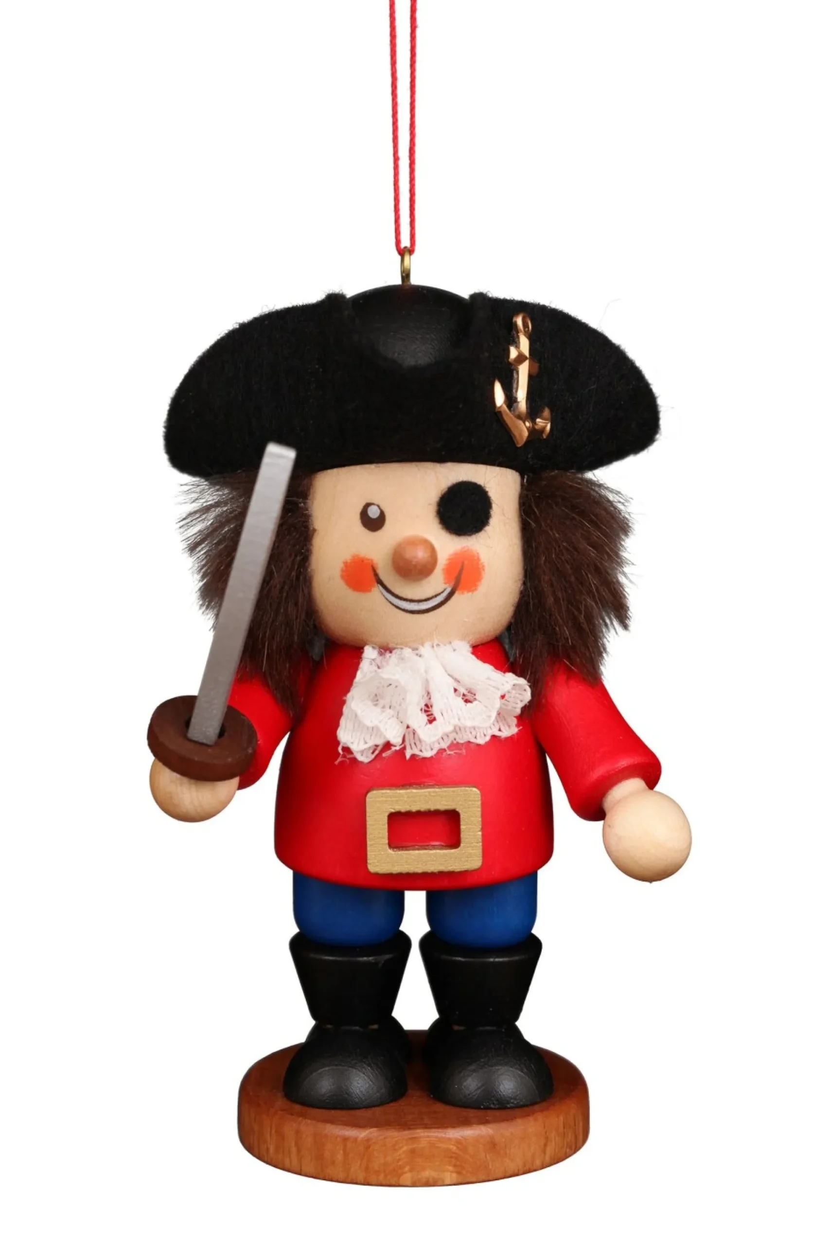 Christian Ulbricht Large Gnome Christmas Tree Decoration - Pirate (Colourful)| All Tree Decorations