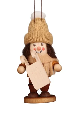 Christian Ulbricht Large Gnome Christmas Tree Decoration - Winter Sledder| All Tree Decorations