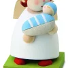 Gunter Reichel Little Angel Figurine - Guardian Angel With New Baby (Boy)| Guardian Angels