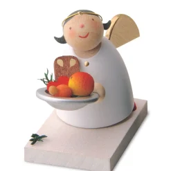 Gunter Reichel Little Angel Figurine - Guardian Angel With Christmas Treats| Guardian Angels