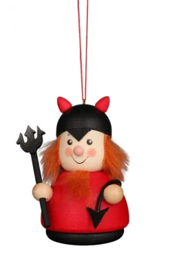 Christian Ulbricht Little Gnome Christmas Tree Decoration - Trick Or Treater In Devil Costume| All Tree Decorations